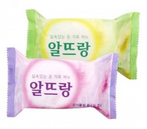알뜨랑비누개별포장(핑크,옐로우)/고급세면비누