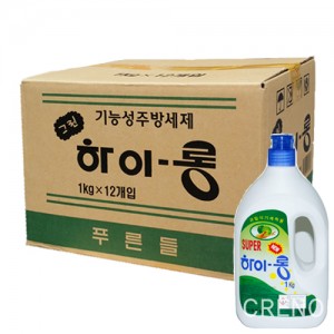 하이롱1kg *12개입/박스/퐁퐁 1kg/주방세제